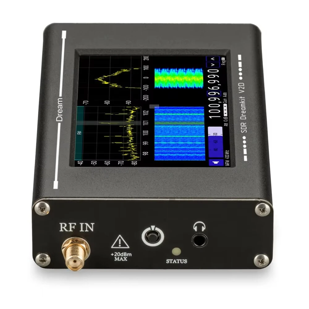 HAMGEEK SDR Dreamkit V2D Handheld Receiver | 100KHz-2800MHz All-Band | Portable with Built-in Speaker & PC Support - Image 2