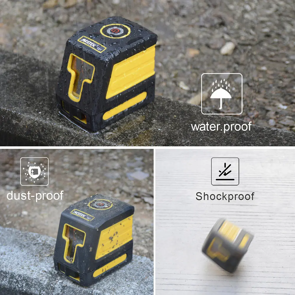 MESTEK T02 Green Laser Level - Self-Leveling Cross Line | Horizontal & Vertical - Image 2