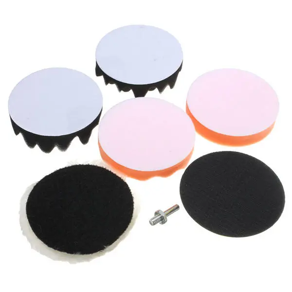 Meguiar's 7-Piece Sponge Polishing Pad Set - 4 to 7 Inch for Car Buffing - Image 3