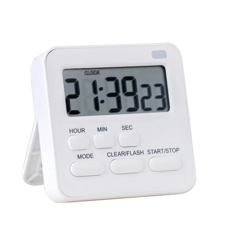 LED Digital Kitchen Timer - 24-Hour Countdown, Dual Alarm, Magnetic Base - Image 3
