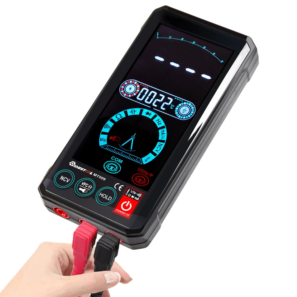 MUSTOOL MT009 4.4-Inch Touch Screen Digital Multimeter | True RMS Auto-Ranging 6000 Counts - Image 2