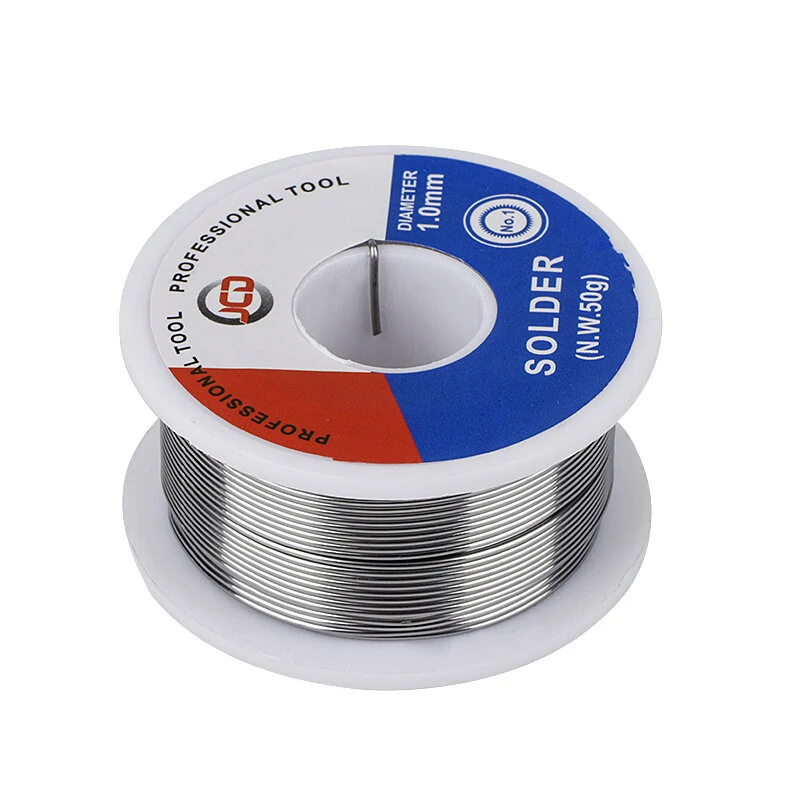 JCD 60/40 Tin Lead Solder Wire - 50G Roll | 2.0% Rosin Core Flux | 0.6-1.5mm - Image 5