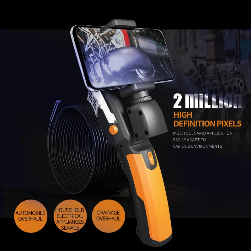 Dual Lens Endoscope Camera - 7.9mm 2MP IP67 | 1080p HD for iOS Android - Image 5