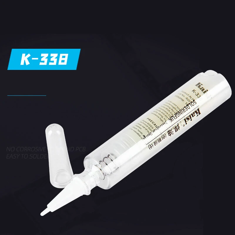 Kaisi K-338 Solder Flux - No-Clean BGA PCB Solder Paste | 10cc Welding Repair - Image 2