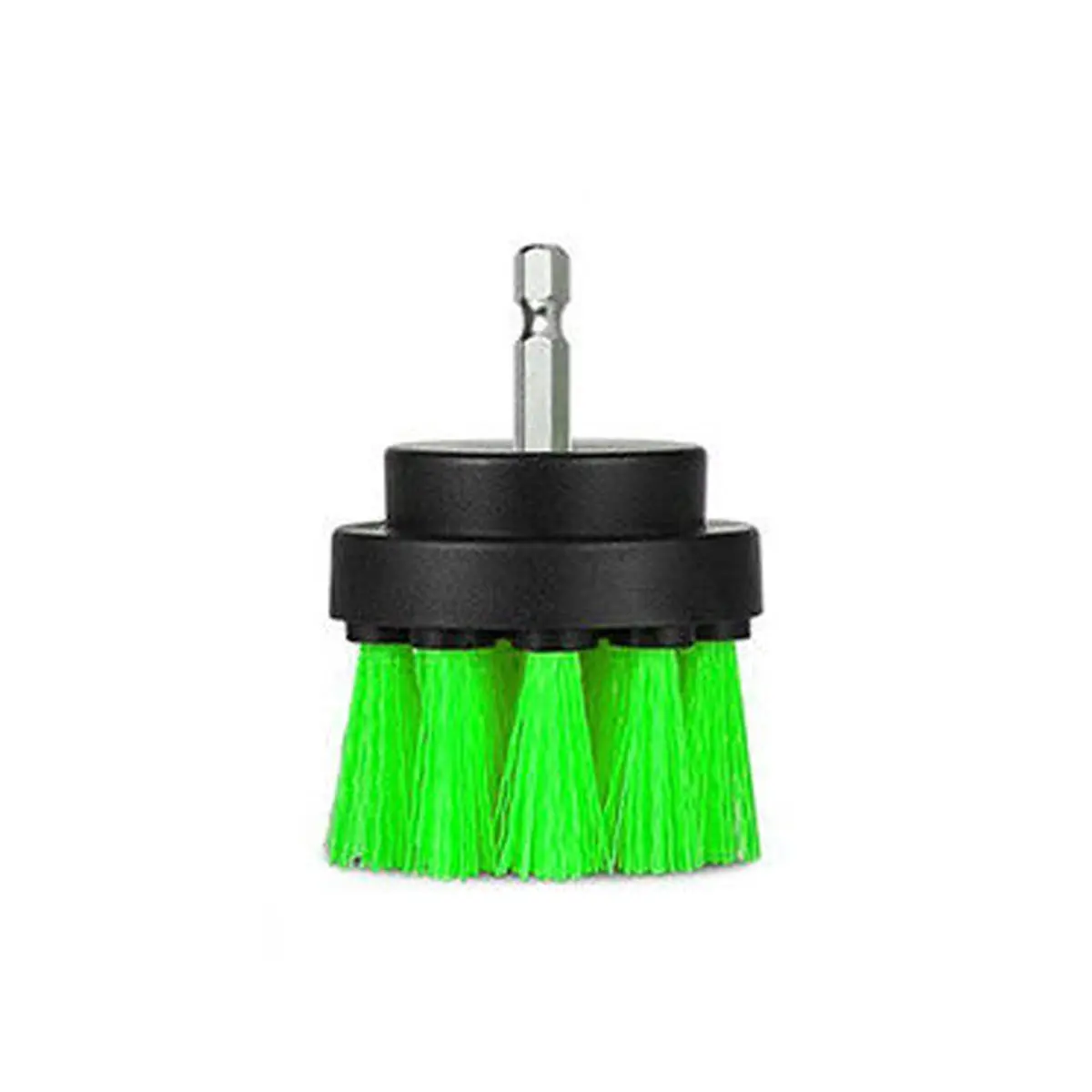 Bristle Electric Drill Brush - 2 Inch Green & 4 Inch Yellow for Dust Removal - Image 2
