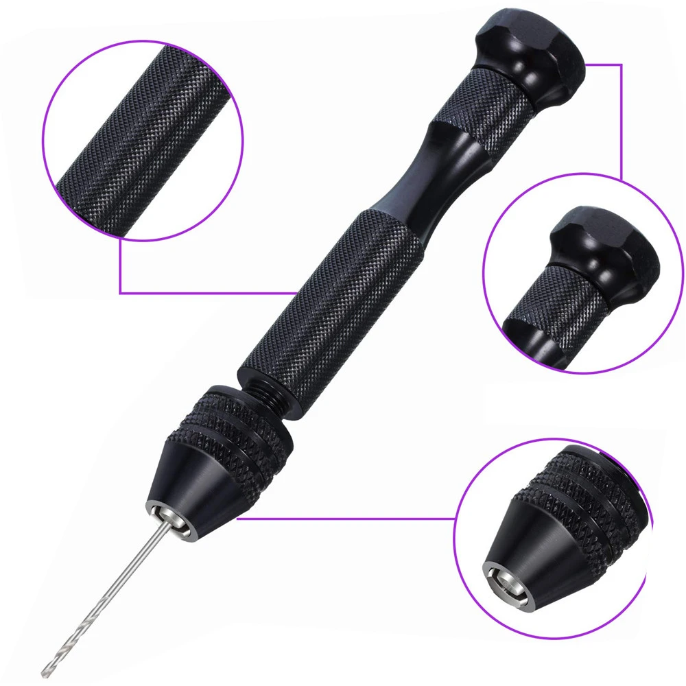 Drillpro 36-Piece Hand Drill Set | Pin Vise with HSS & PCB Drills for DIY - Image 4