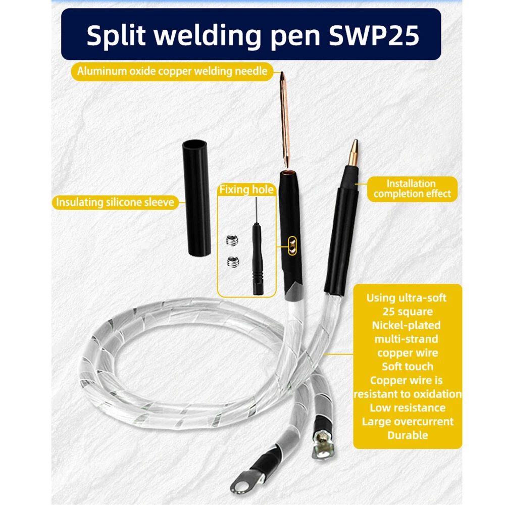 SEQURE SQ-SW3 Spot Welder Accessories Kit | Capacitor Energy Storage - Image 4