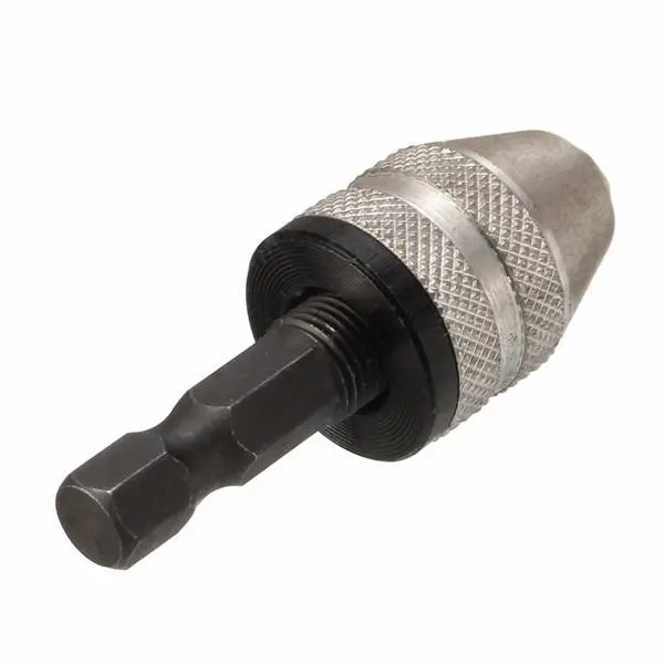 Quick Change Drill Chuck Adapter | 1/4 Inch Hex Shank | 0.3-3mm Keyless - Image 4