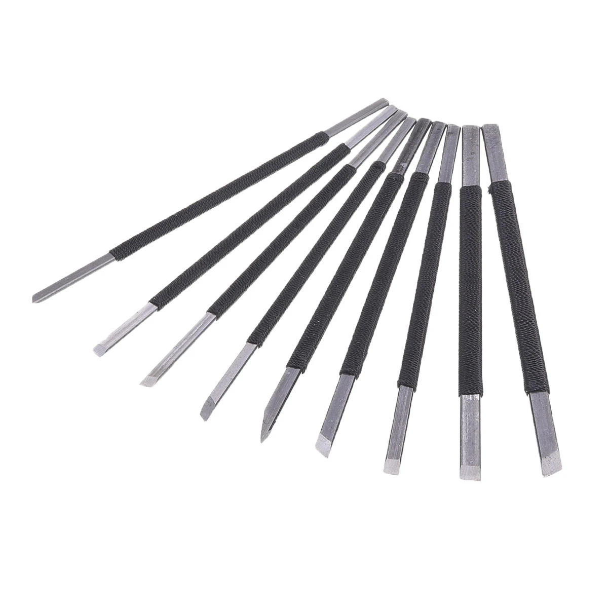 Hand Carving Cutter Tool Kit - 11pcs for Wood Seal & Stone Lettering - Image 4