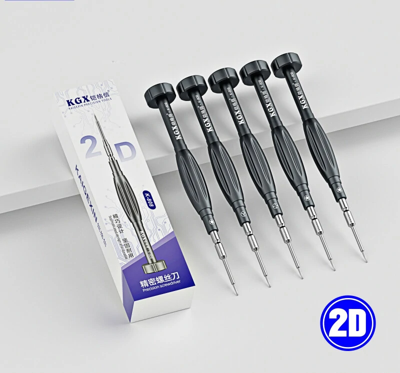 KGX 2D Magnetic Precision Screwdriver Kit - Aluminum Alloy Hand Screw Driver - Image 2