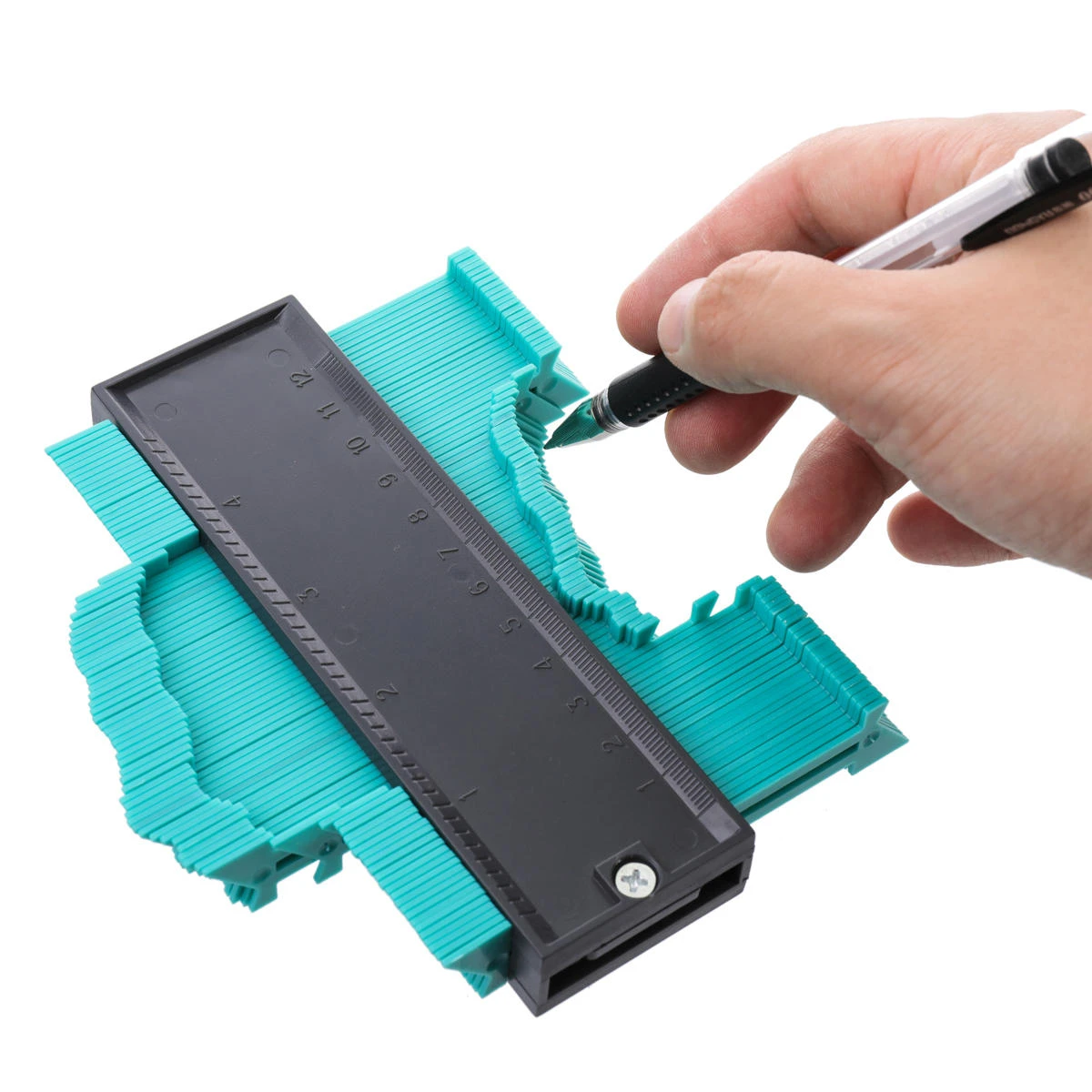 Radio Ruler Contour Shaper | 0-130mm Taper Ruler with Tape Measure - Image 5