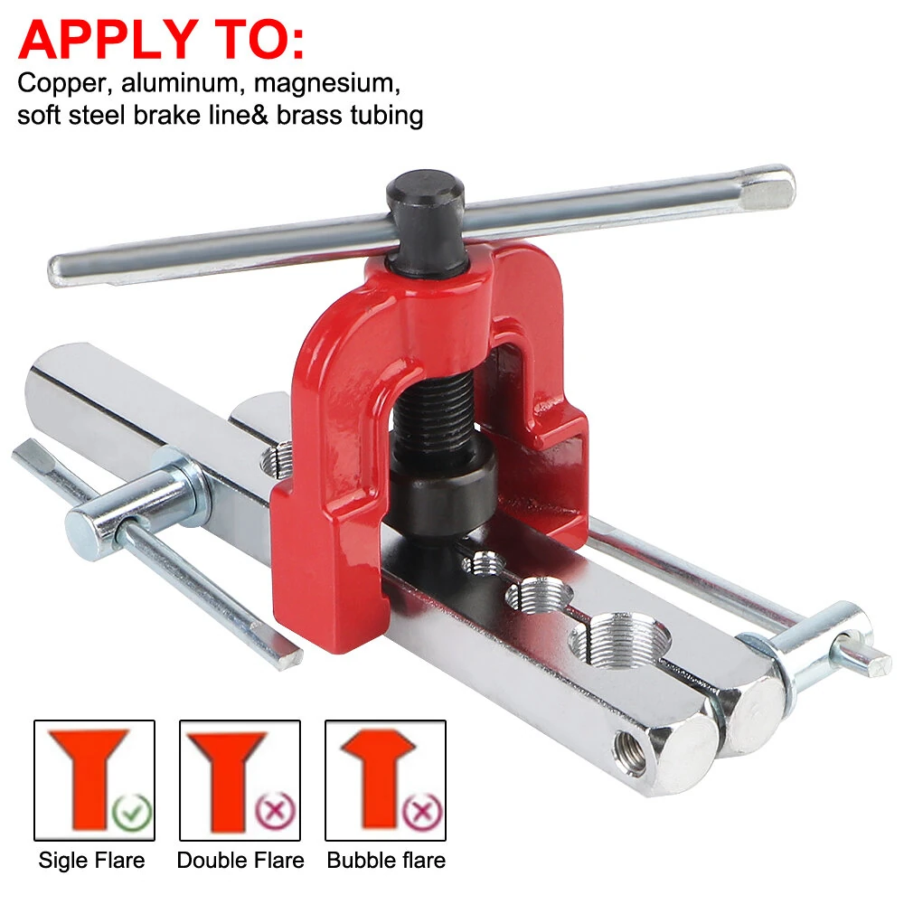 CT-2020 CT-2010 Copper Pipe Flaring Tool | Multi-Size Metric & Inch | AC Installation Auto Repair - Image 3