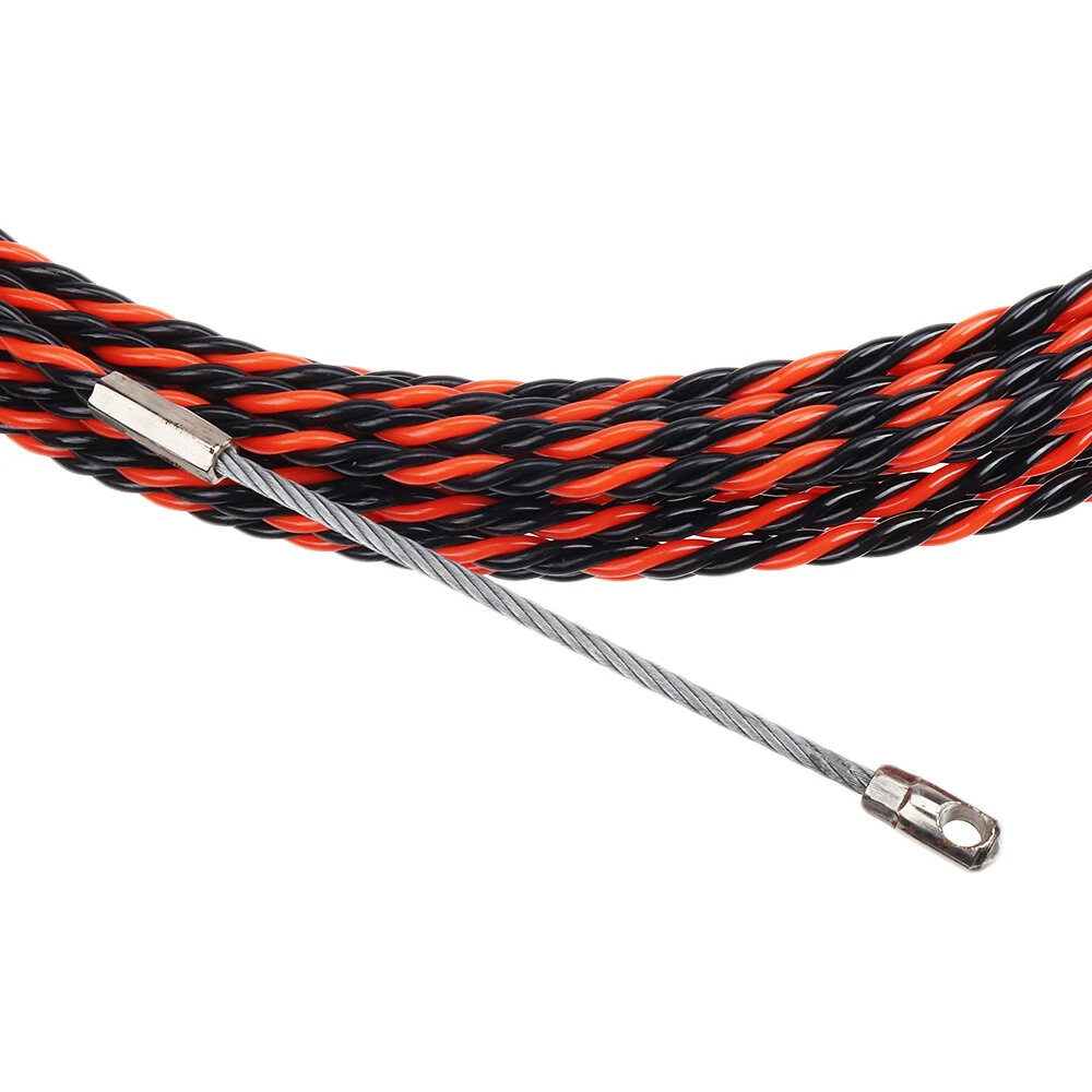 2Pcs 20m Electric Spiral Cable Push Puller | Conduit Snake Fish Tape Wire Guide - Image 3