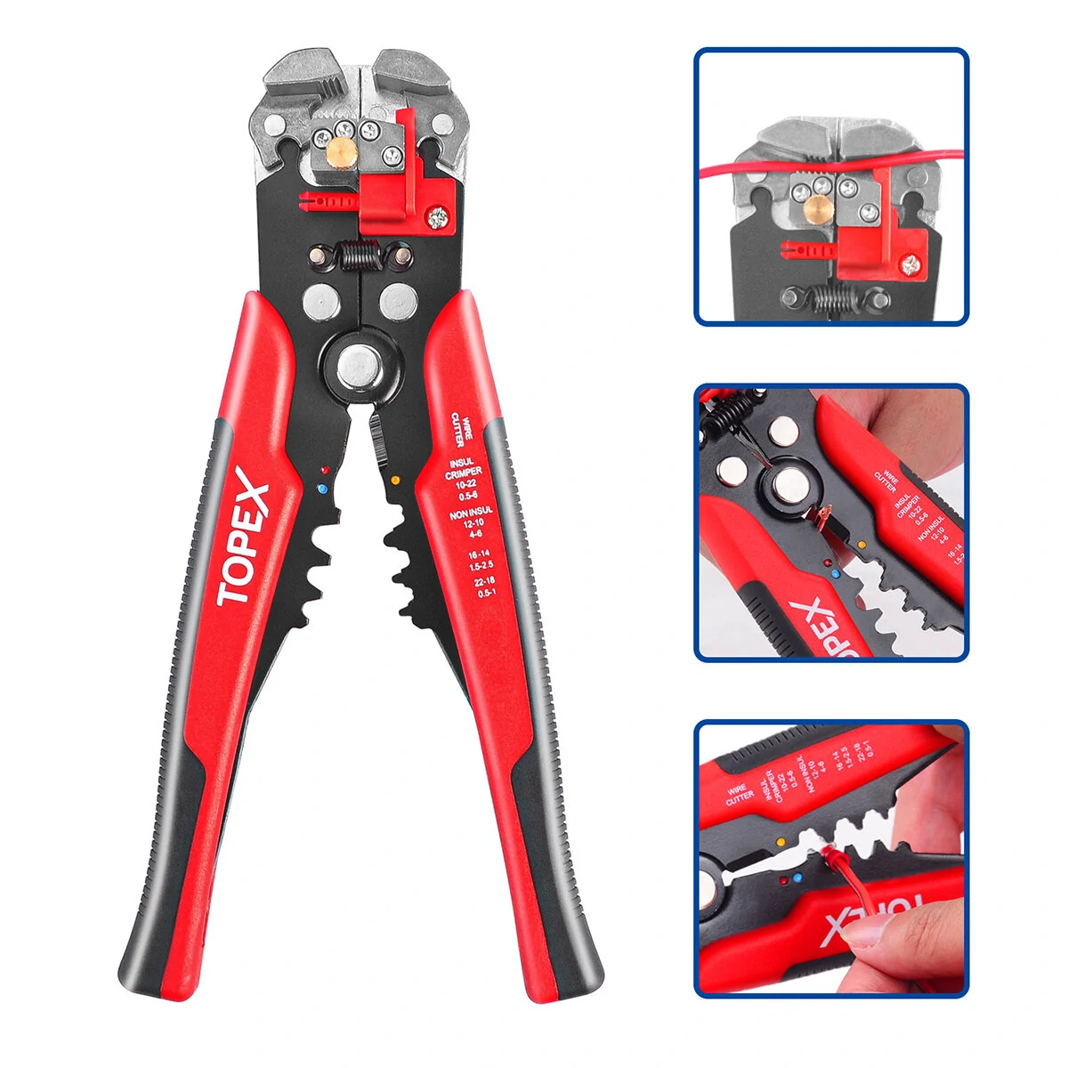 Klein Tools 260-Piece Wire Stripper Set - Self-Adjusting Crimper & Terminals - Image 2