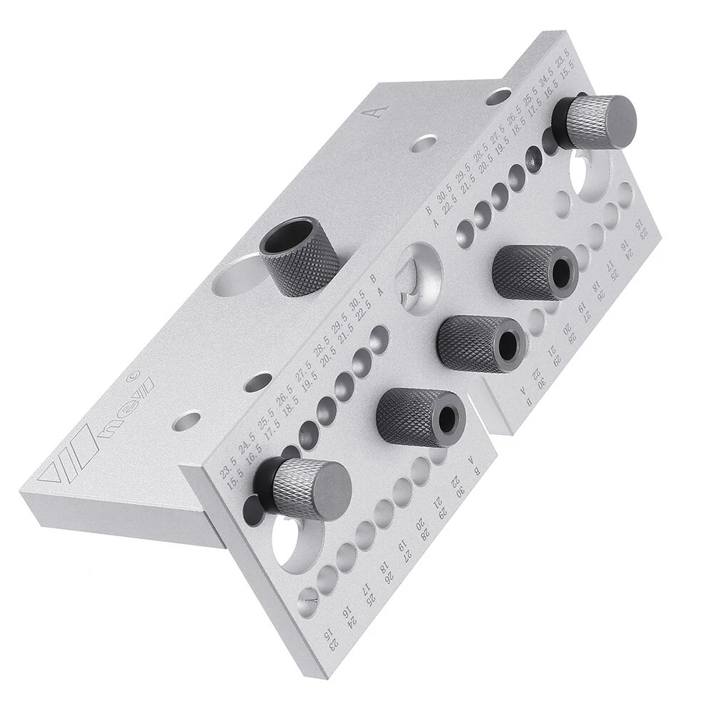 ENJOYWOOD Precision Doweling Jig - Drill Guide & Hole Puncher for Woodworking - Image 3