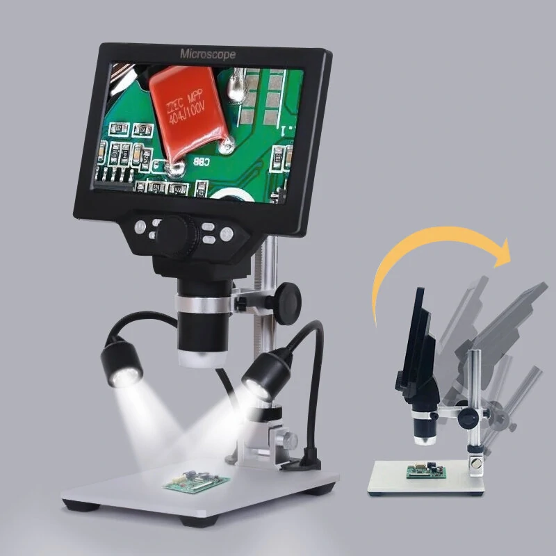 MUSTOOL G1200D Digital Microscope | 7 Inch LCD Screen 12MP 1-1200X Magnification - Image 2