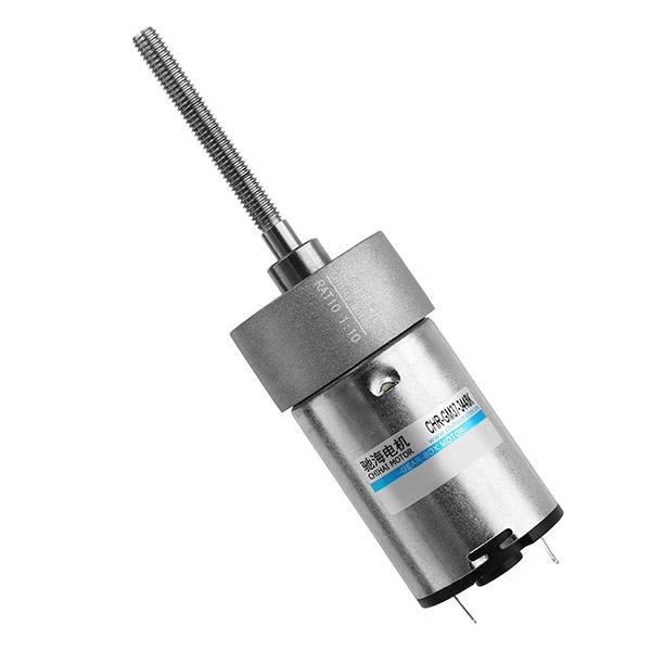 CHIHAI MOTOR 24V 350RPM DC Gear Motor | Screw Shaft Reduction Motor - Image 3