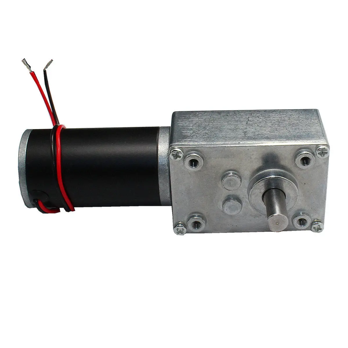 GW4058-31ZY 12V/24V DC Gear Motor - 110/220 RPM Worm Gear Reduction Box - Image 2