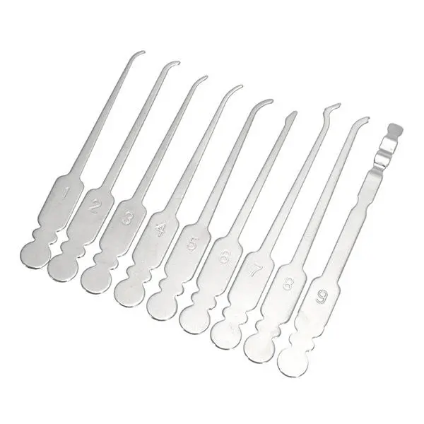 Stainless Steel Classic Mini Single Hook Locksmith Tools Model XYZ - Image 3