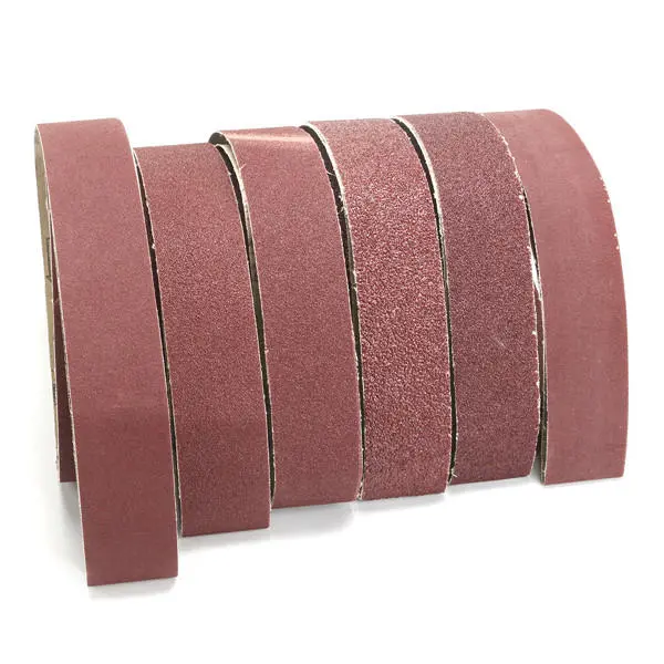 6pcs Mixed Grit Sanding Belts Set 2x72 Inch | 36-150 Grit Abrasive Belts - Image 2