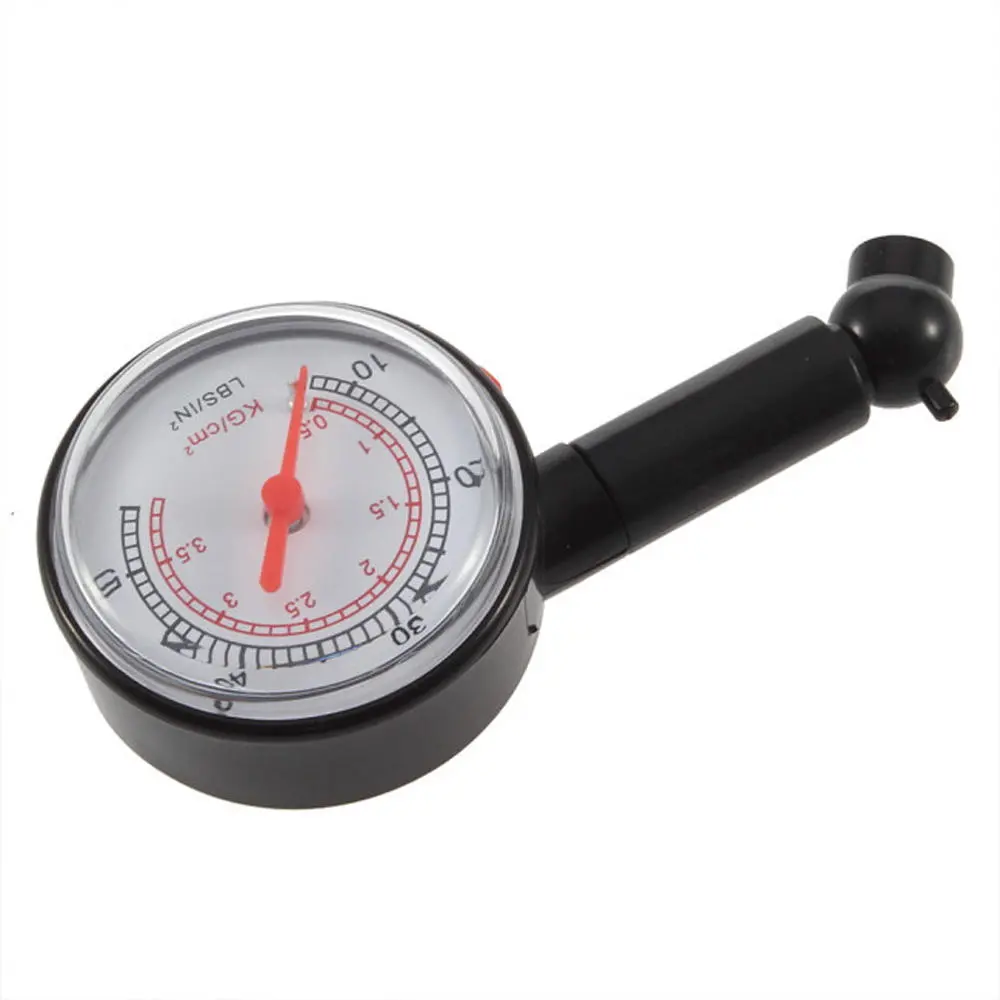 Dial Tire Pressure Gauge - 0-50 PSI & 0-3.5 BAR - Tyre Measurement Tool - Image 2