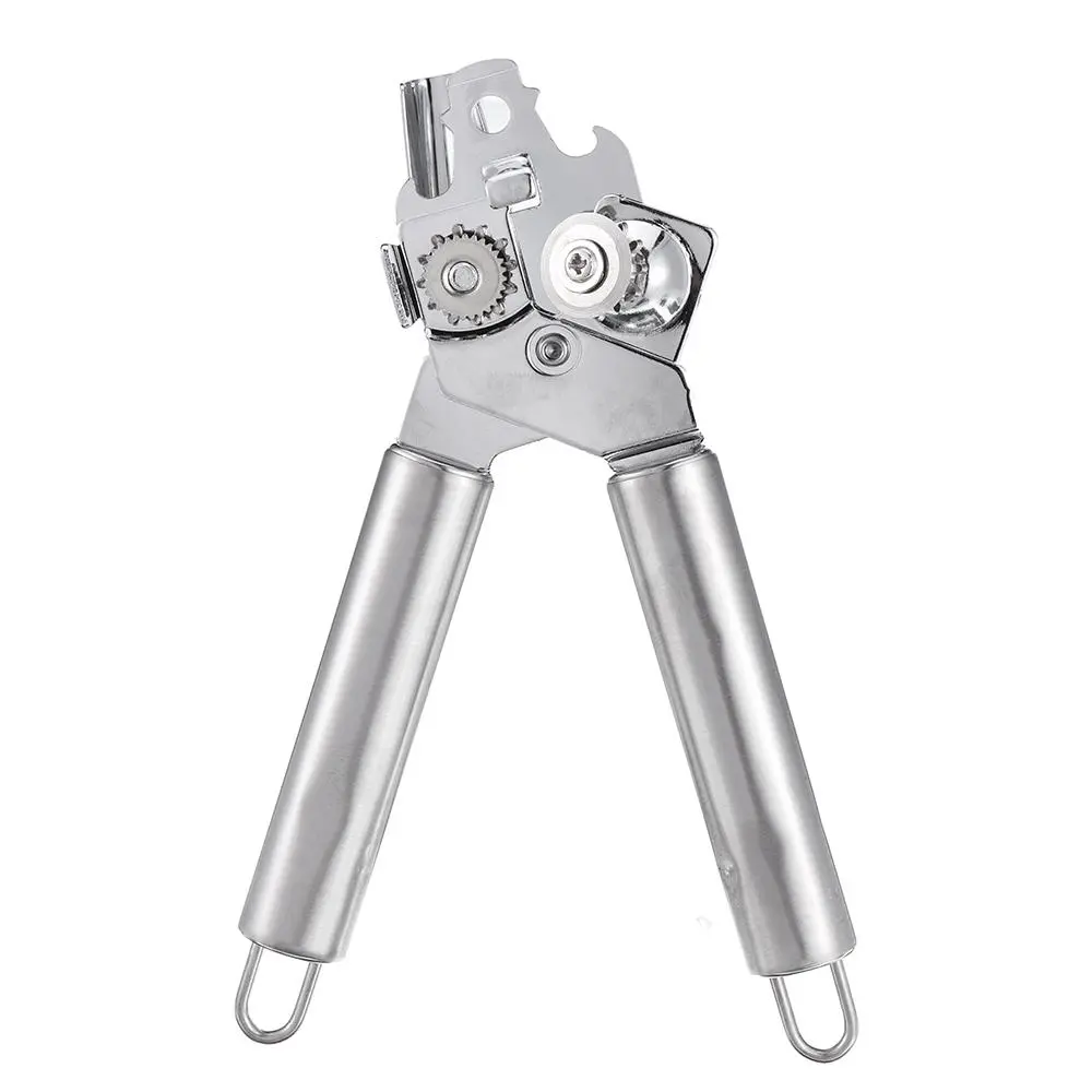 Stainless Steel Can Opener & Bottle Opener - Manual Kitchen Tool - Image 4