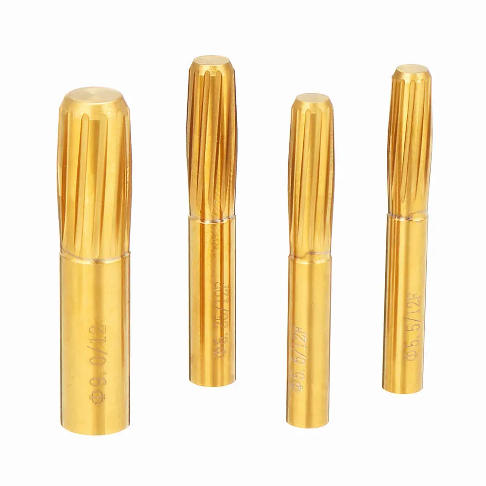 12 Flutes Hard Alloy Machine Reamer Tool | 5.5-9.0mm Rifling Button & Helical Chamber - Image 2