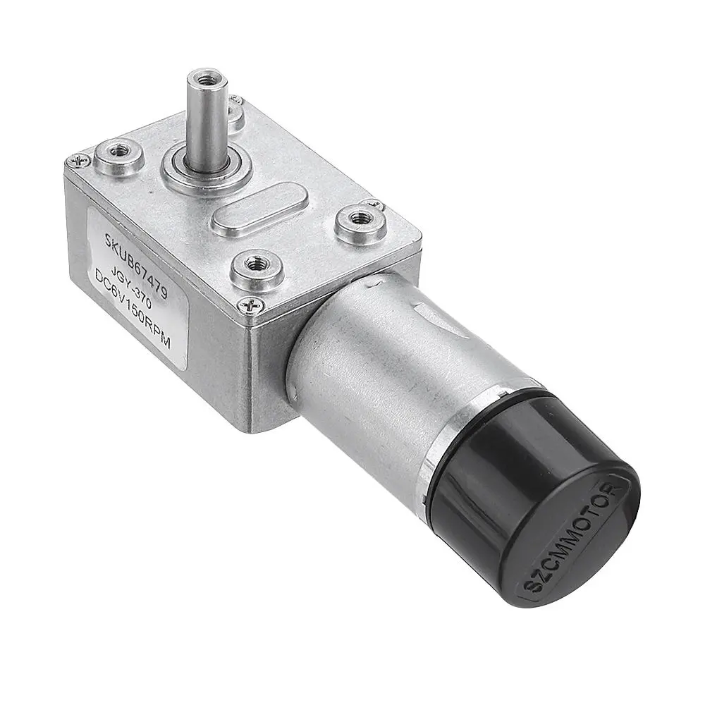Machifit JGY-370 DC 6V Gear Motor | Worm Self-Locking with Encoder Feedback - Image 5