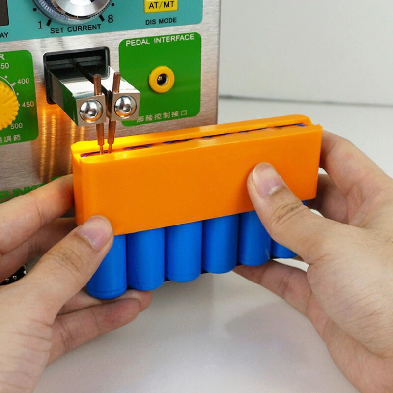 SUNKKO 18650 Battery Fixture - 4, 6, or 8 Cell Options | Lightweight Welding Tool - Image 3