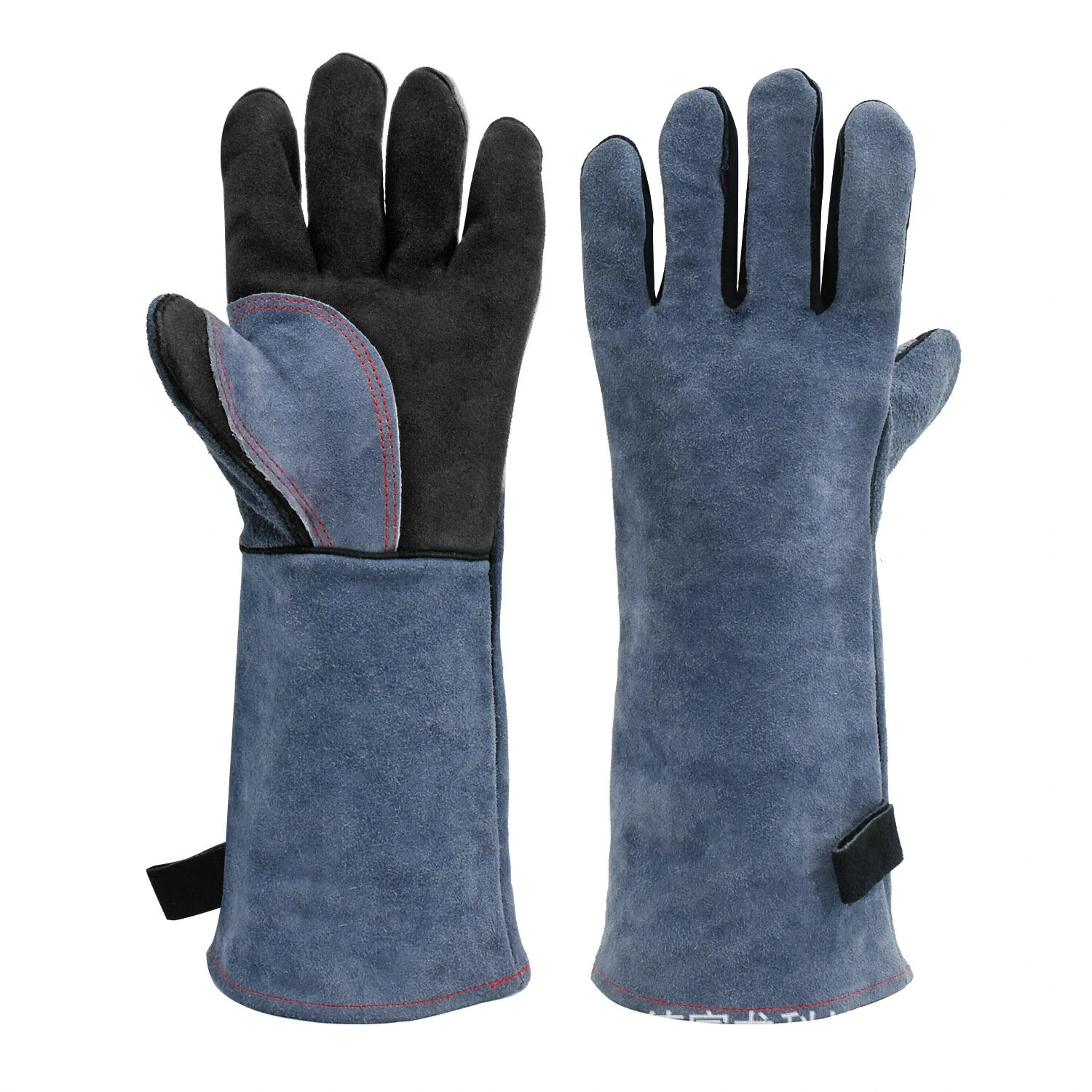 Cowhide Welding Gloves - High Heat & Wear Resistance | Long Insulating Welder Gloves - Image 3