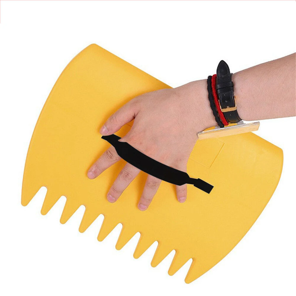 Garden Leaf Scoops Hand Rakes - Large Plastic Outdoor Rake for Yard & Garden - Image 2