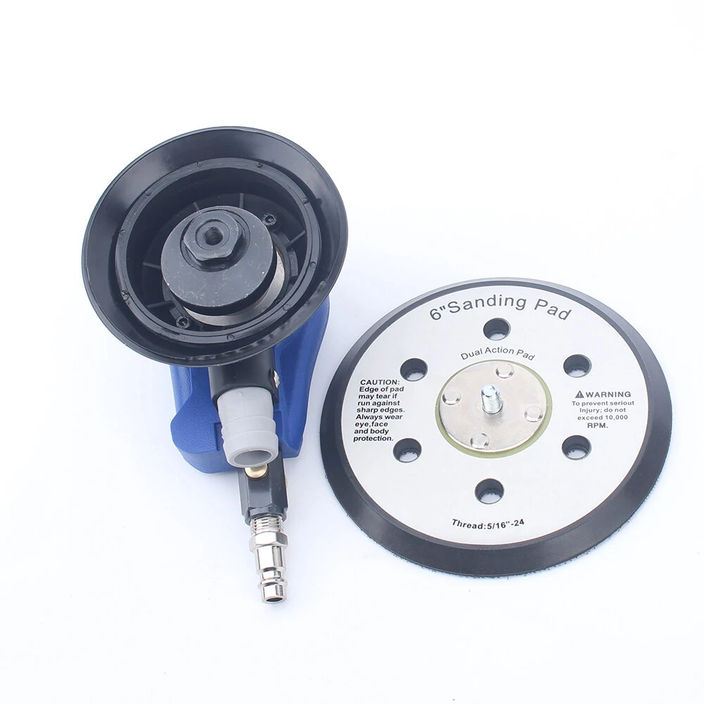AT980V-6 Pneumatic Sander | 6-Inch 150mm Air Sanding Machine with Vacuum - Image 3