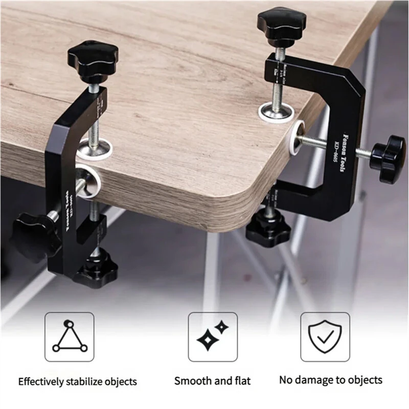 FONSON TOOLS 3-Way Face Clamp | Edge & G Clamp for Cabinet Carcass & Shelves - Image 4