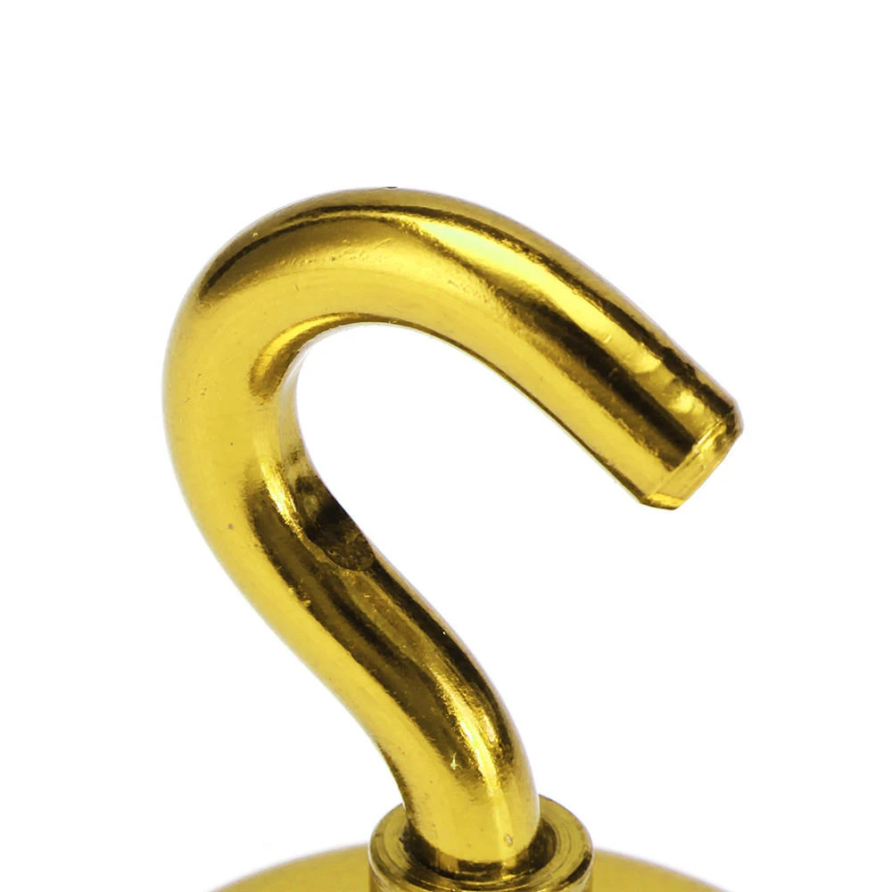 Effetool 48mm Neodymium Magnet Hook Holder - 90KG Strength - Yellow - Image 4