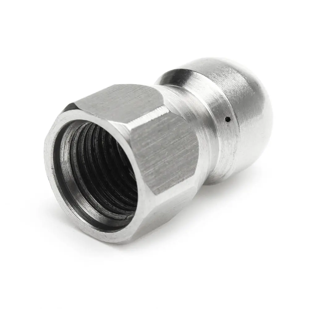 G1/4 1 Front 3 Rear Drain Nozzle | Pressure Washer Sewer Pipe & Laser Cleaning Jet - Image 3