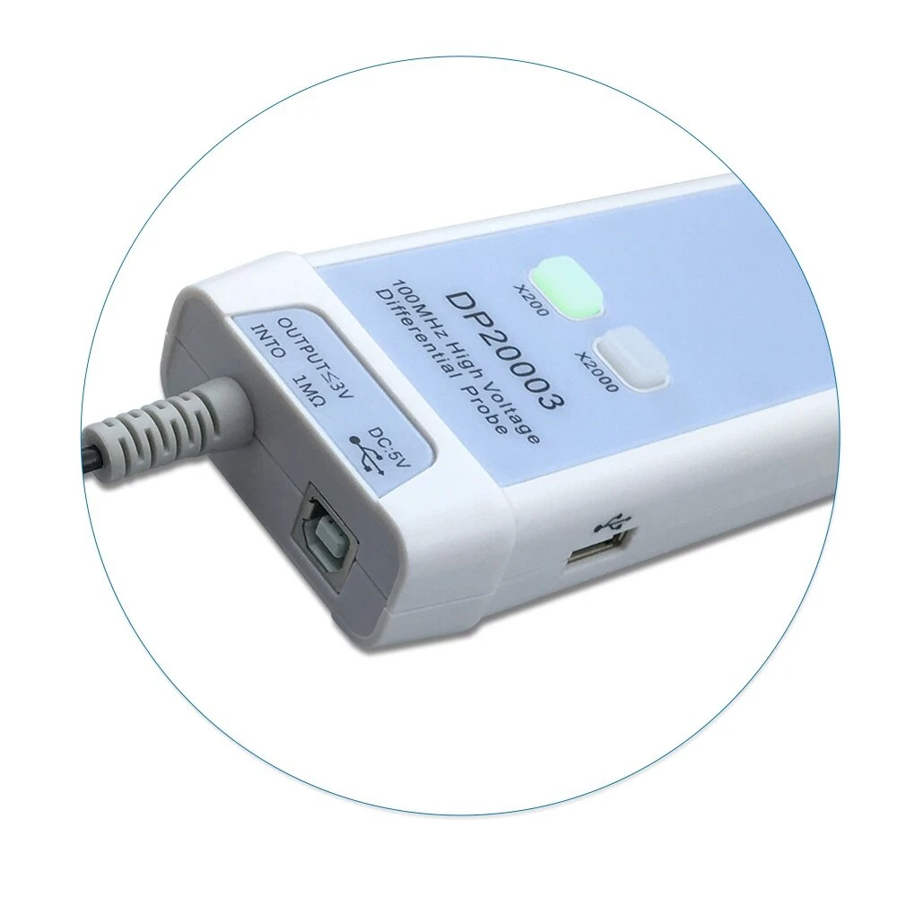 Micsig DP20003 High Voltage Differential Probe | 100MHz 5600V | 200X/2000X Attenuation - Image 3