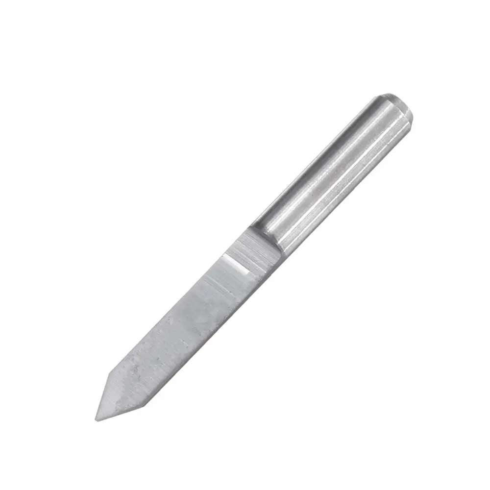 60 Degree PCB Engraving Bit - 3.175mm Shank - 0.1 to 0.5mm Flat Bottom CNC Tool - Image 3
