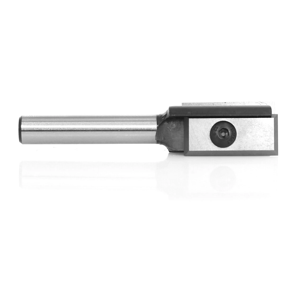 Carbide Insert Flush Trim Router Bit - 6mm 1/4 Inch Shank 2 Flutes Top Bearing - Image 4