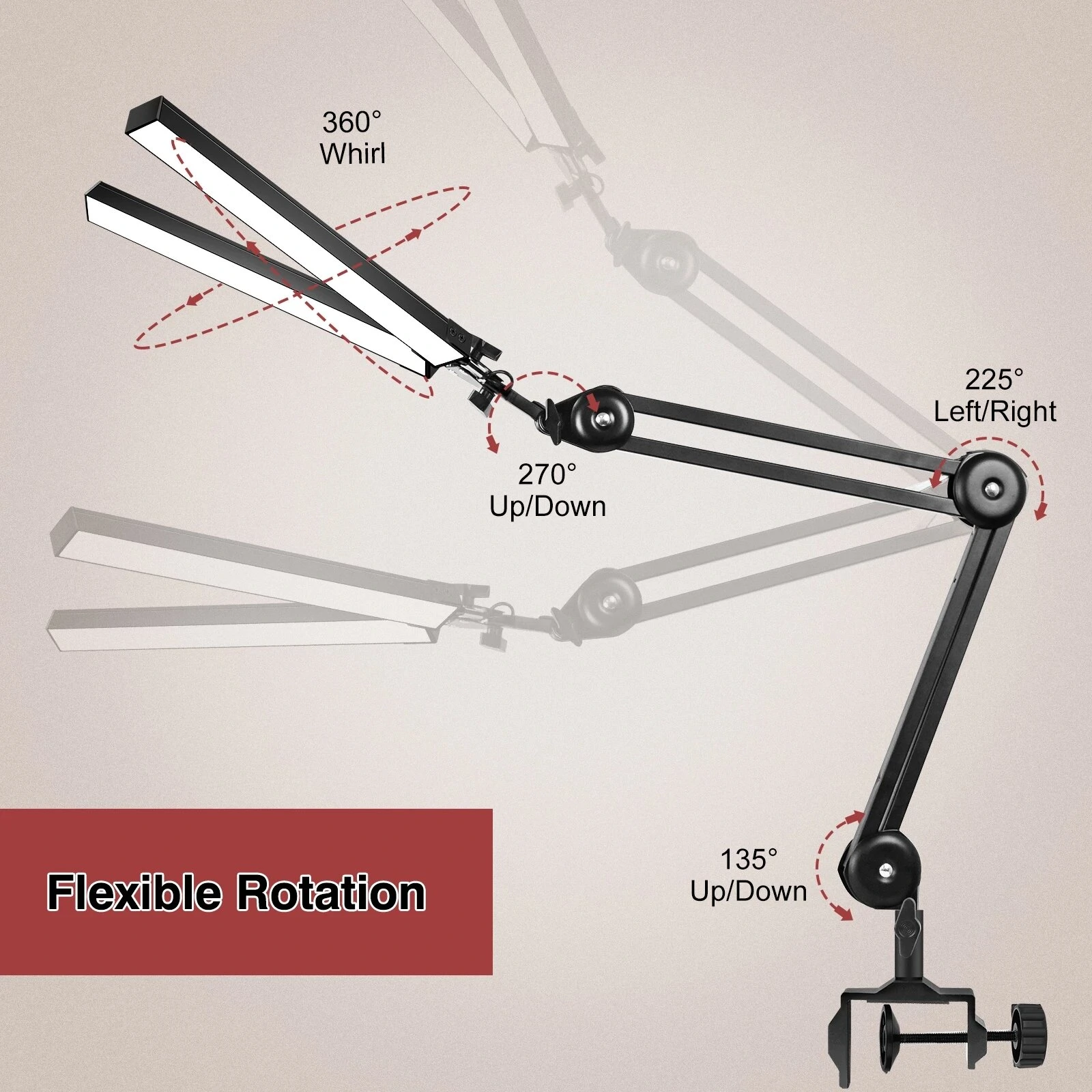 NEWACALOX 12V 24W Welding Desk Lamp - 3 Color Lighting Modes | Table Lamp - Image 5