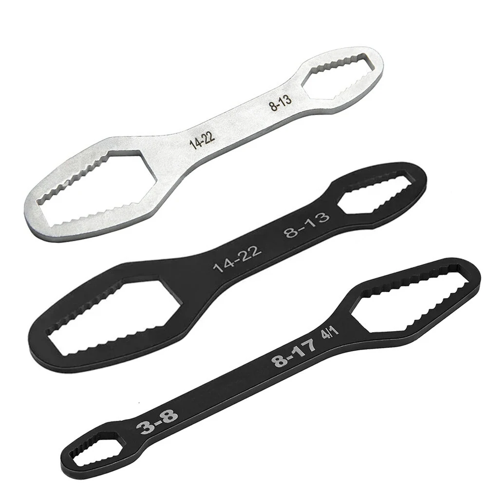 Universal Torx Wrench 8-22mm | Self-Tightening Glasses Tool | 145mm/160mm Double-Head Spanner for Auto Repair - Image 2