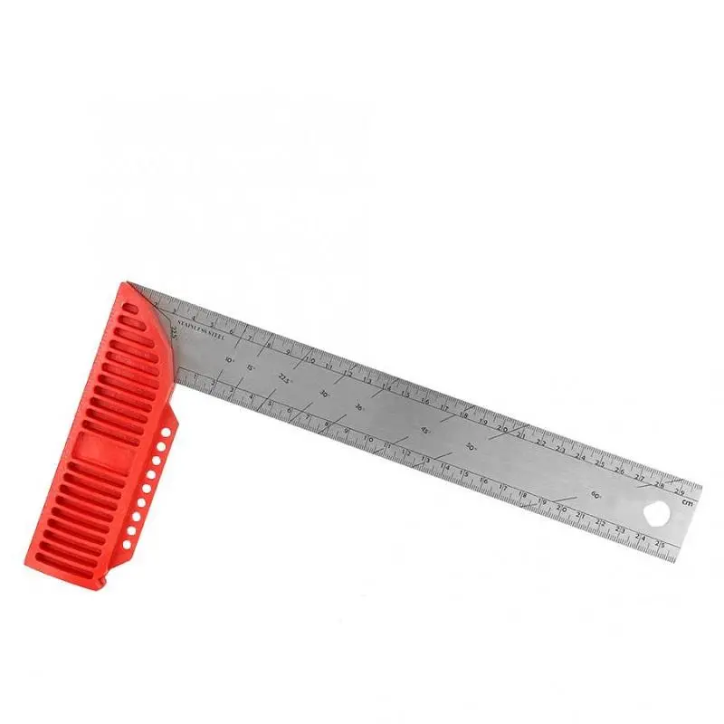 Stainless Steel 90 Degree Angle Ruler - 20/25/30/40cm - Woodworking Tool - Image 4