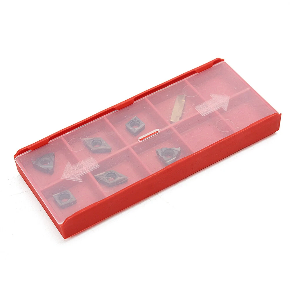 VP15TF Carbide Inserts - 7pcs 10mm Shank Lathe Boring Bar & Tool Holder Set - Image 5
