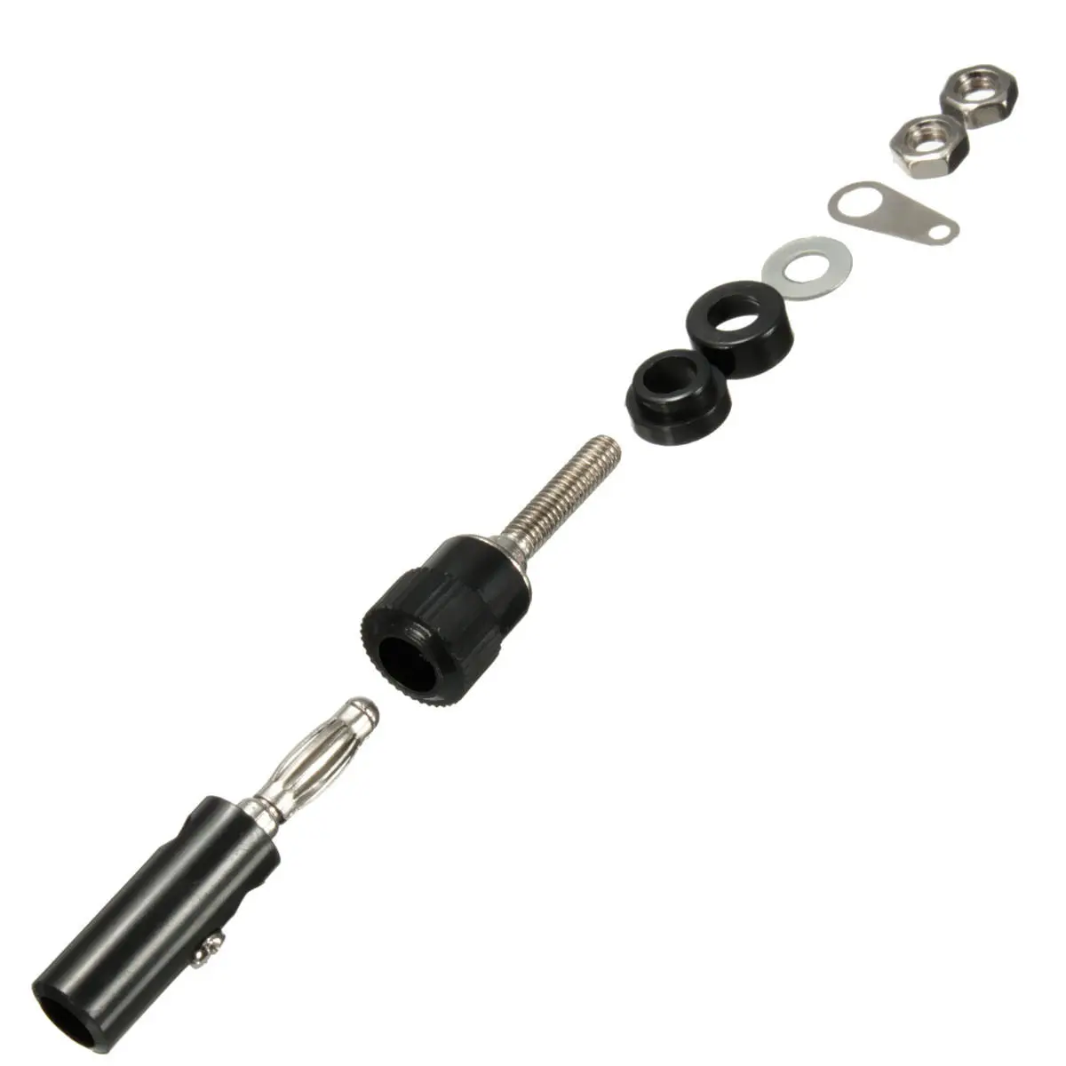 DANIU 30 Pairs 4mm Banana Plug Connectors - Red & Black for Instruments & Tools - Image 4