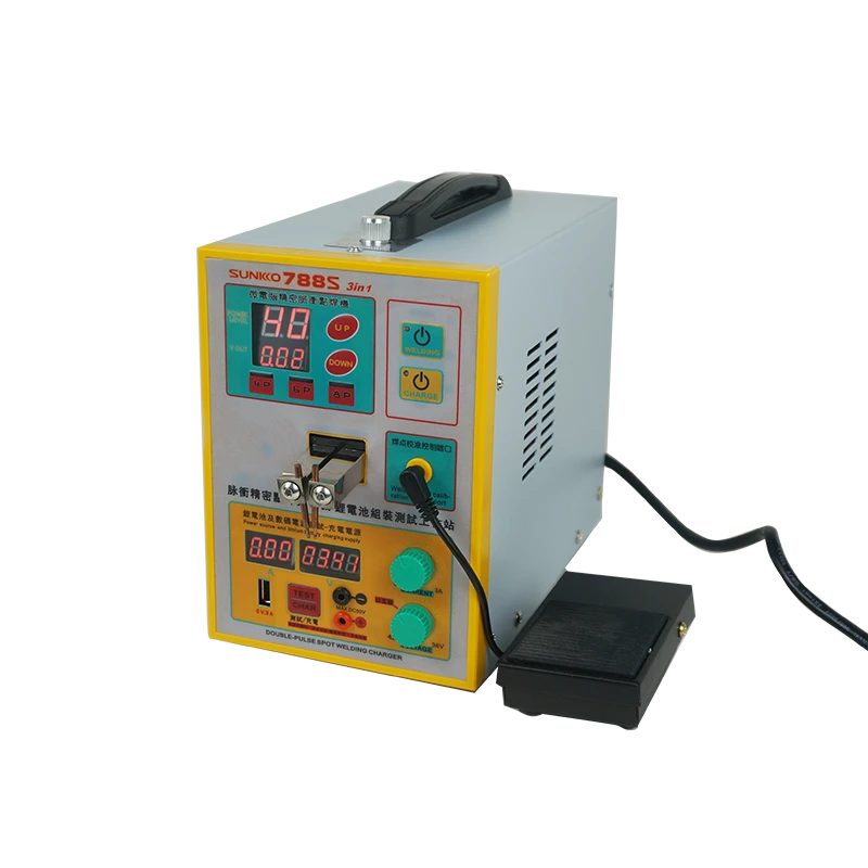 SUNKKO 788S 2.8KW Spot Welder | 3-in-1 Battery Welding Charging Test Machine | 110V/220V - Image 4