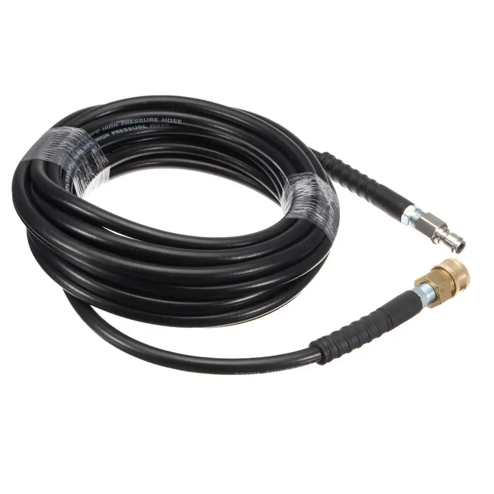20M 5800PSI High Pressure Washer Hose 3/8 Quick Connect Adapter - Image 2
