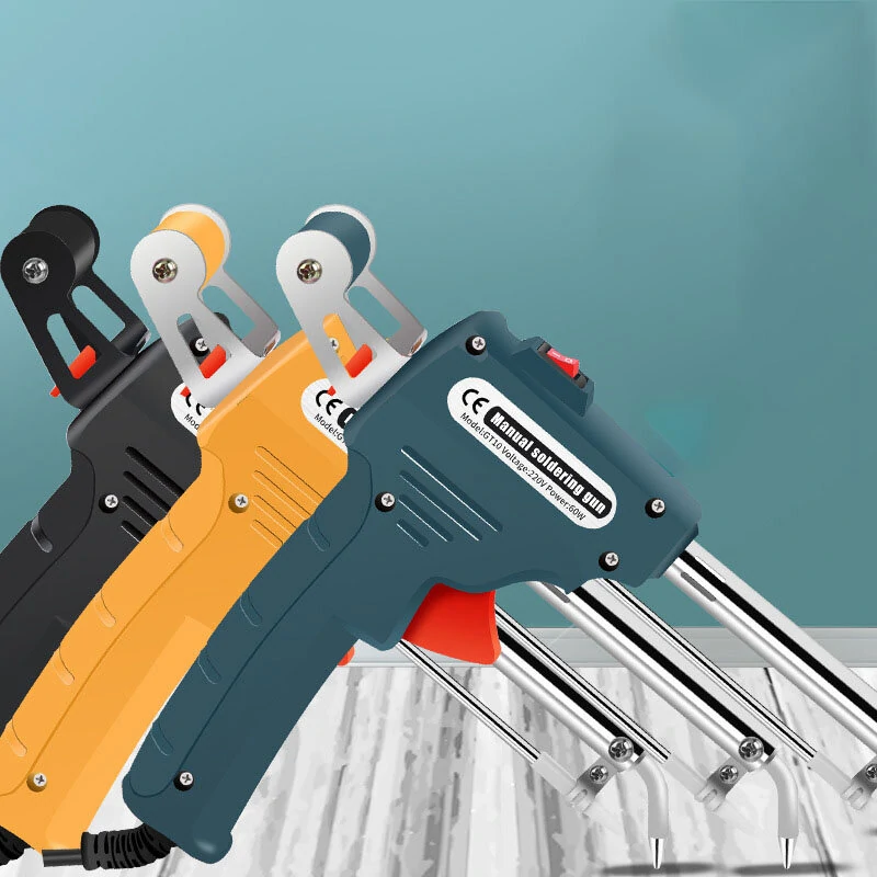 60W Auto-Soldering Iron | 220V EU Plug | Internal Heating & Auto-Feed | Hand-Held Repair Tool - Image 4
