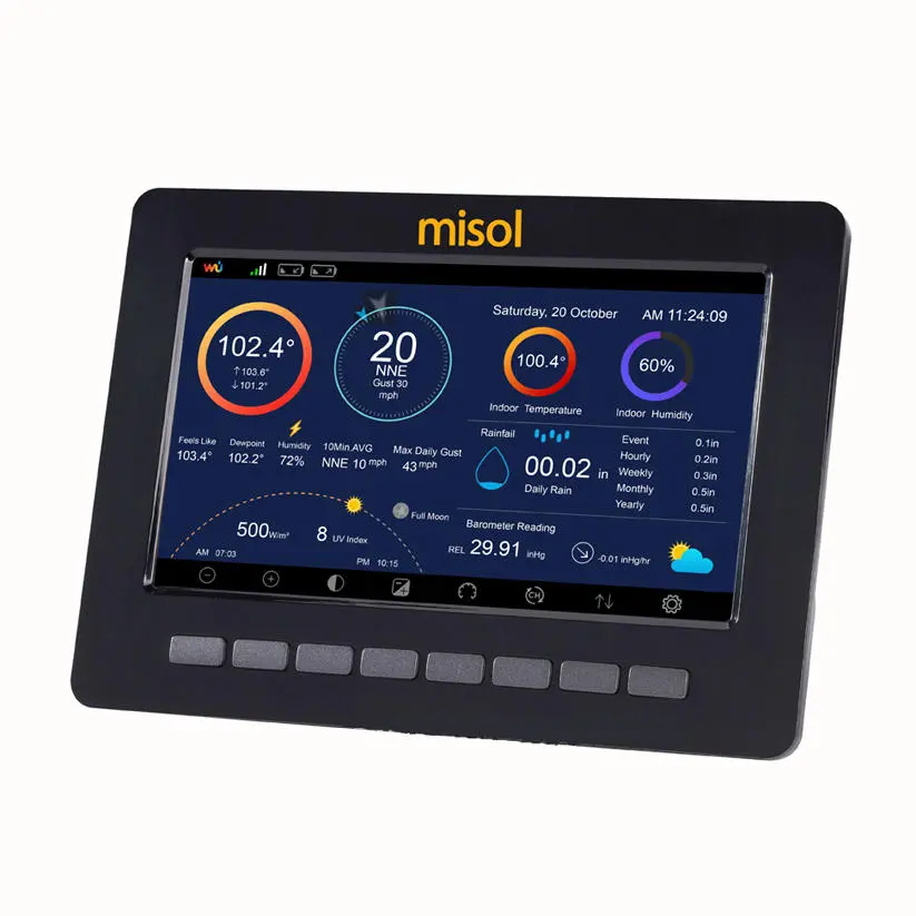 AcuRite Color Display Wireless Weather Station - WiFi & Solar Charging - Image 2
