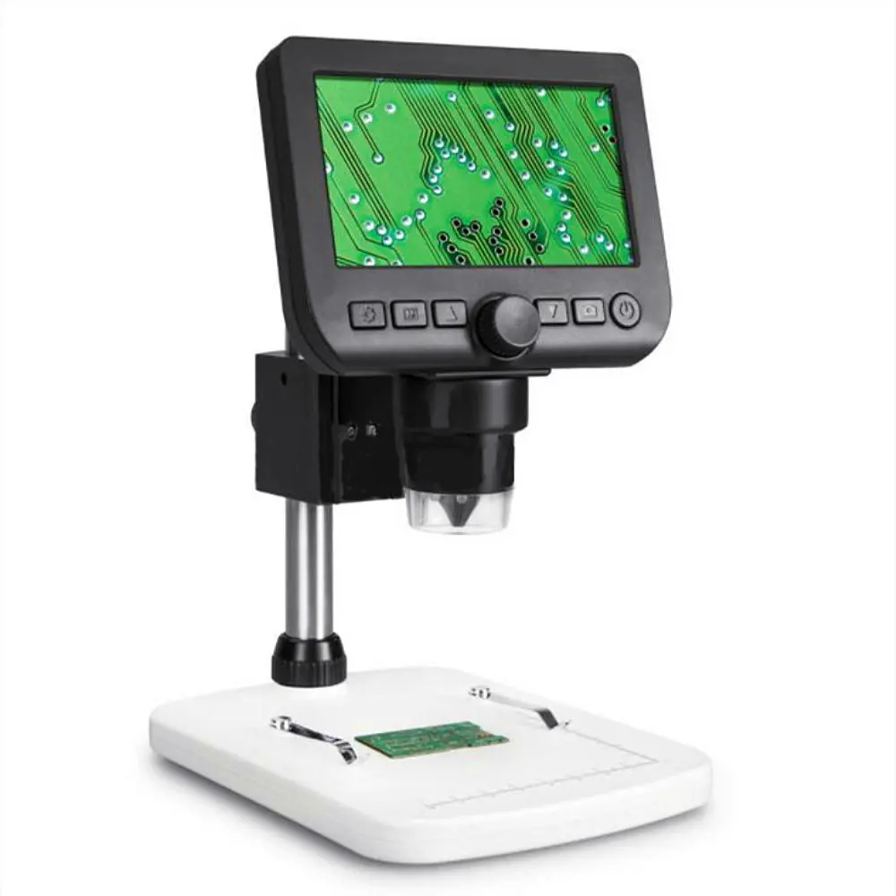 UM046 Digital Microscope - 600X Magnification | 4.3 Inch LCD Screen & 8 LED Lights - Image 3