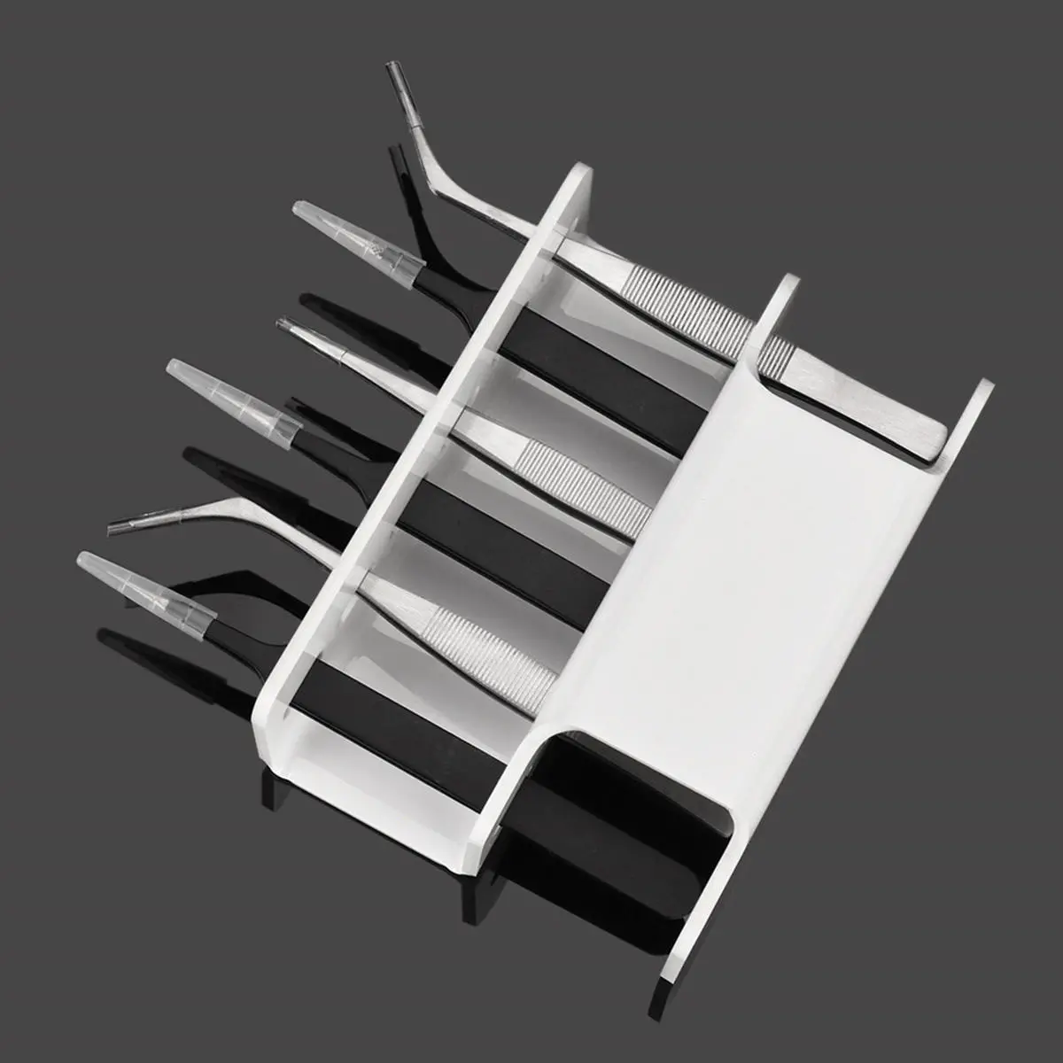 ECO Eyelash Extension Tweezers Stand - 6 Hole Storage Rack | Makeup Tool Holder - Image 4