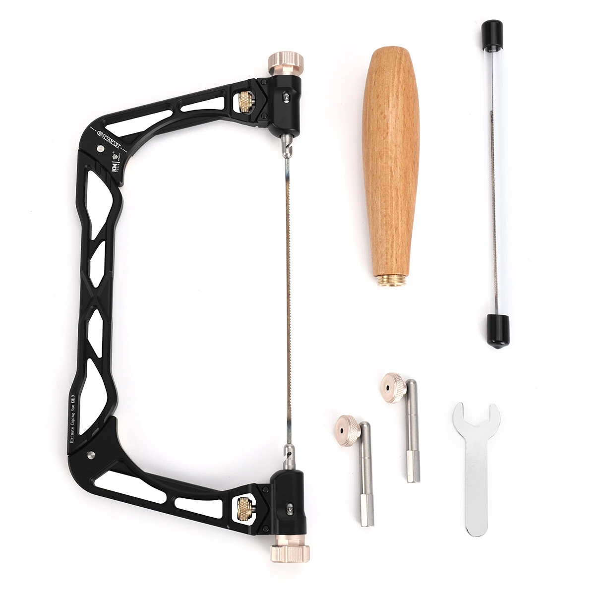 HONGDUI KM-19 6-Inch Coping Saw Set with 3 Blades | Woodworking & Metal - Image 2